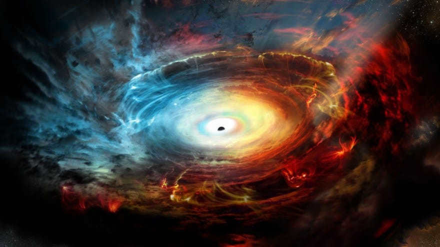 - How big is a black hole?