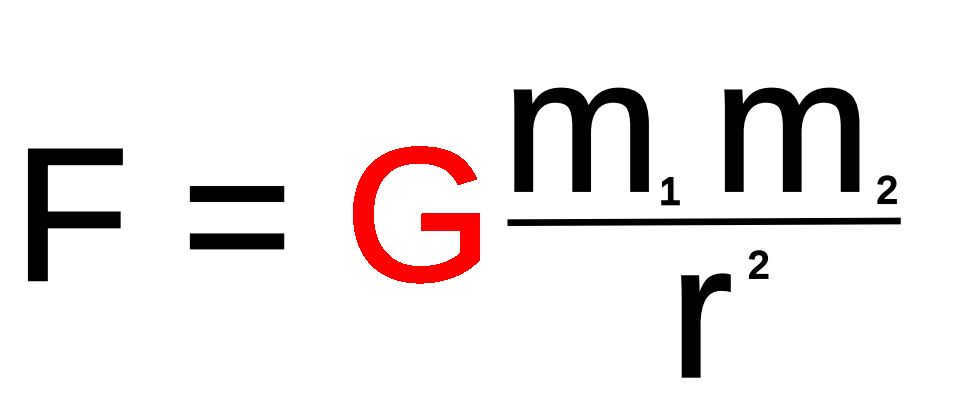 gravitational constant in the law of universal gravitation.