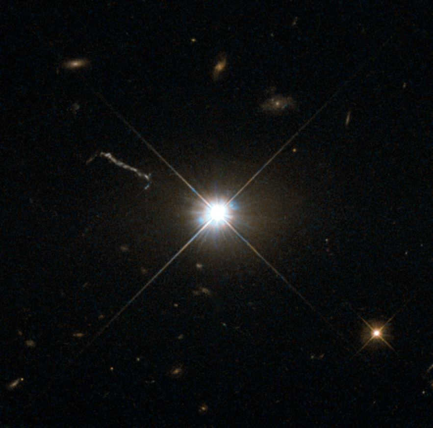 The best image of quasar 3C 273 in the constellation Virgo.