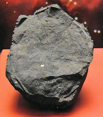 A sample of the Murchison meteorite at the National Museum in Washington, D.C.