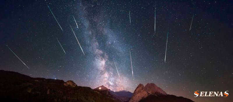 Meteor showers and shooting stars: formation and history