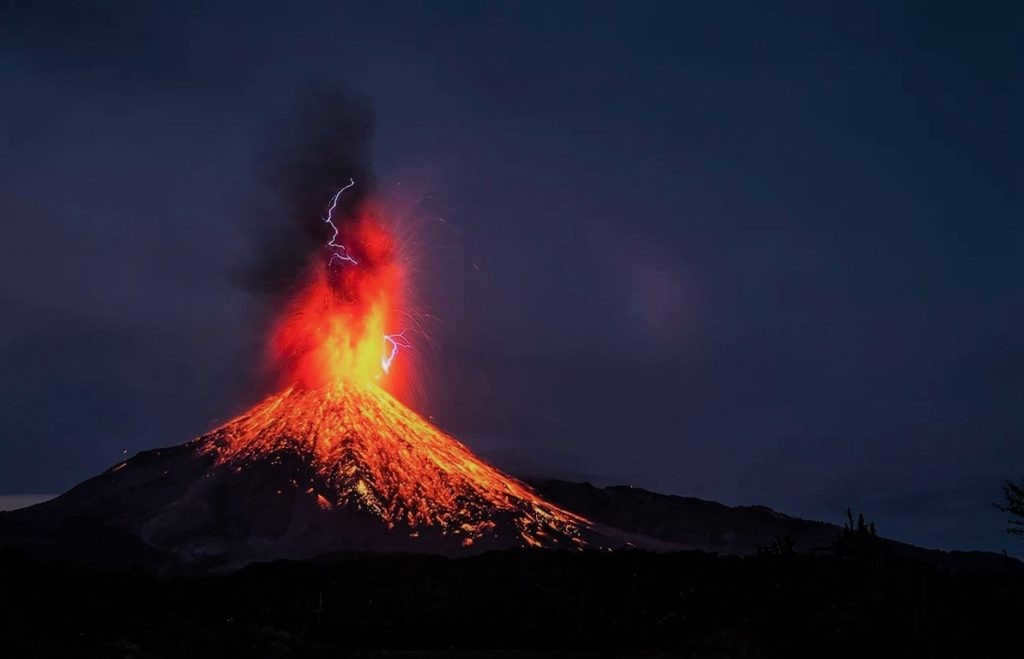 Volcanic eruption