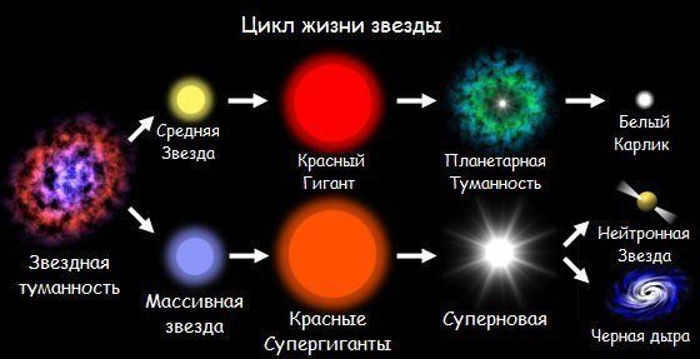 The life cycle of stars