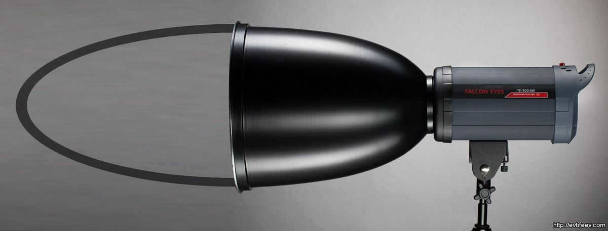 large elliptical reflector