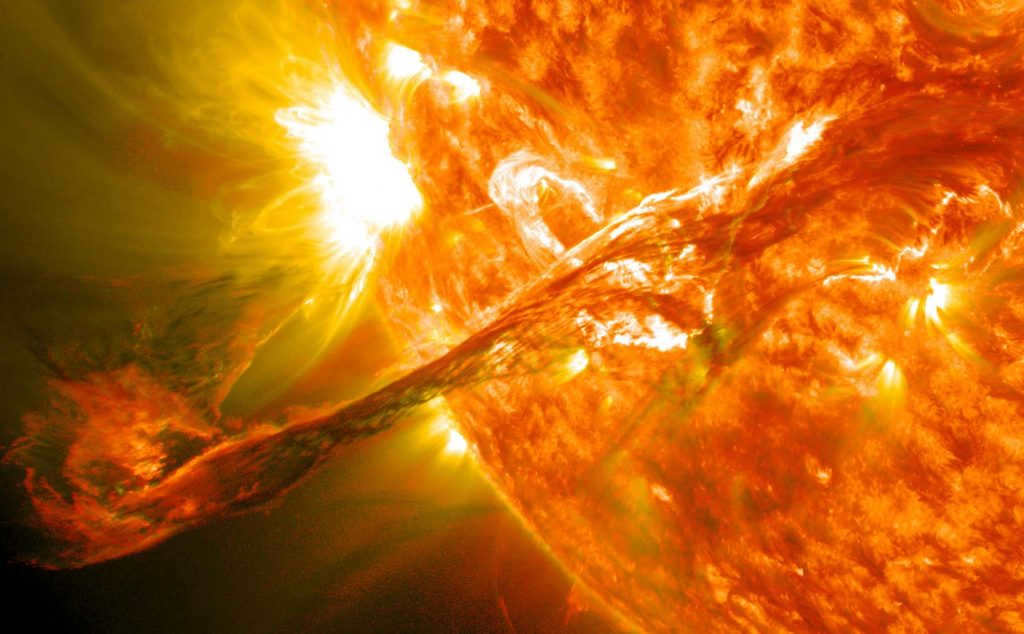 Prominence on the Sun