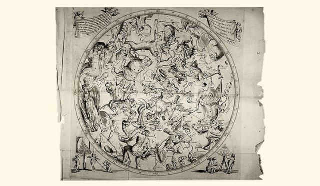 Starry Sky Map by Jan Hevelius
