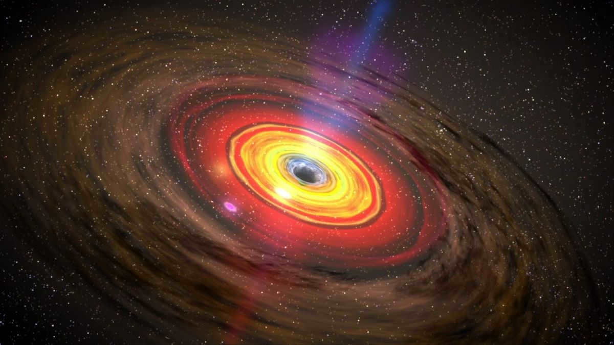 A black hole.