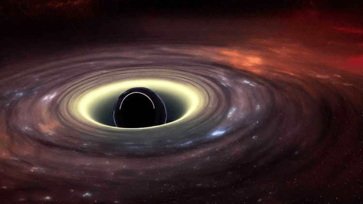 How the Earth could fall into a black hole. Earth would be destroyed by being in the event horizon of a black hole. Photo.