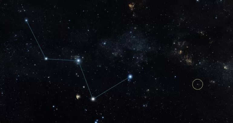 The brightest star in the constellation Cassiopeia