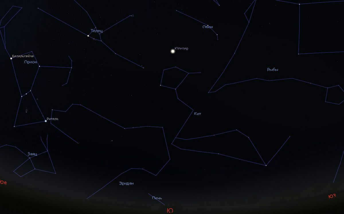 Jupiter in the fall of 2023