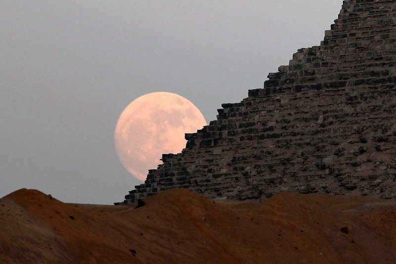 Egypt super moon