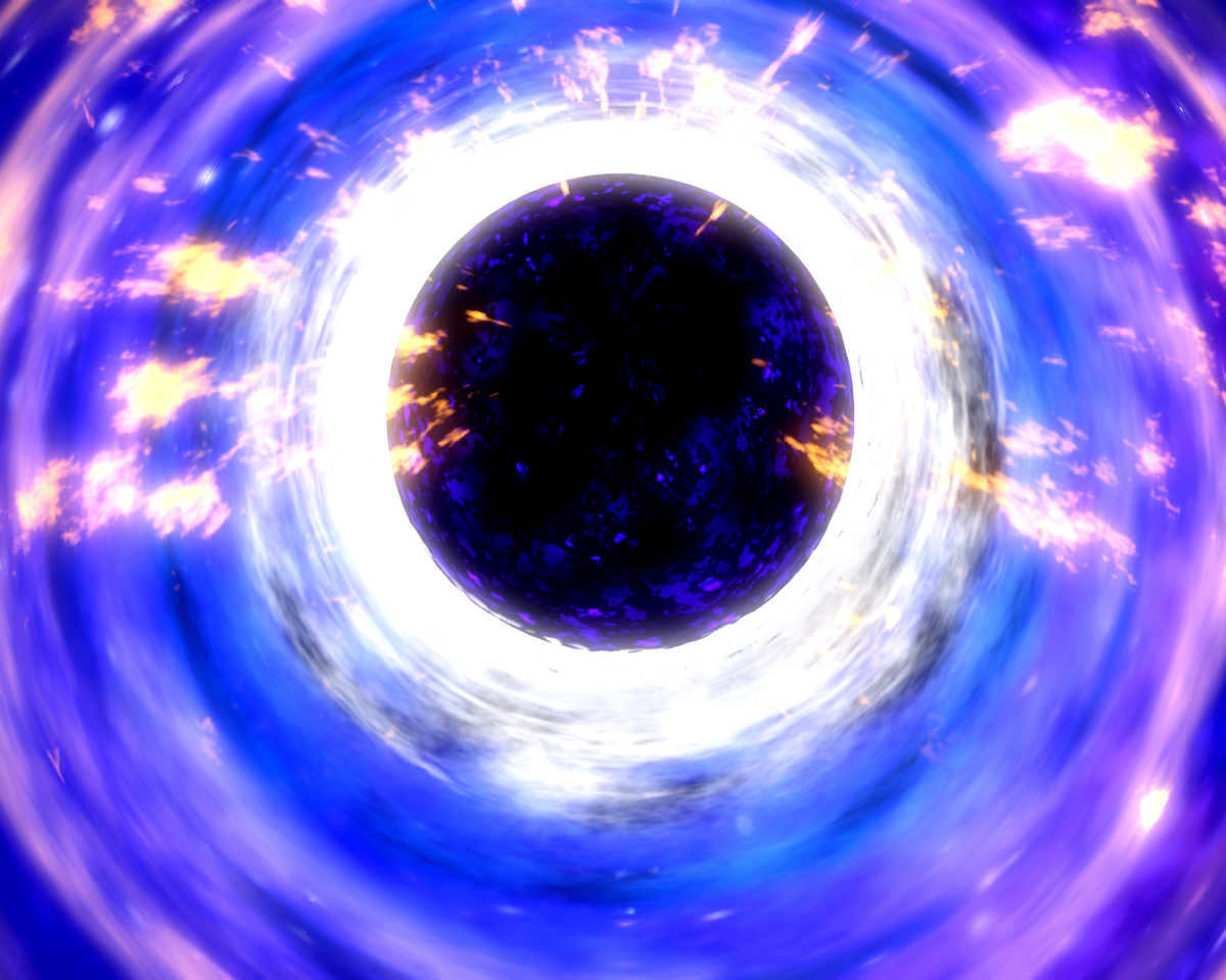 Visualization of a black hole