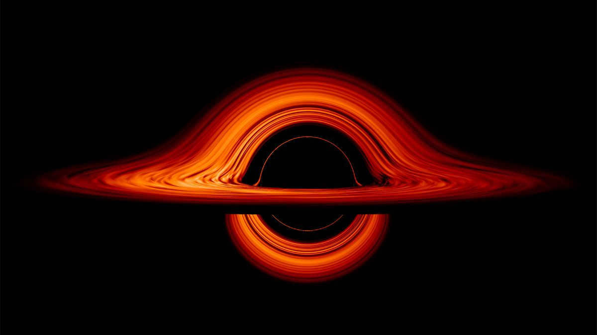 Visualization of a black hole