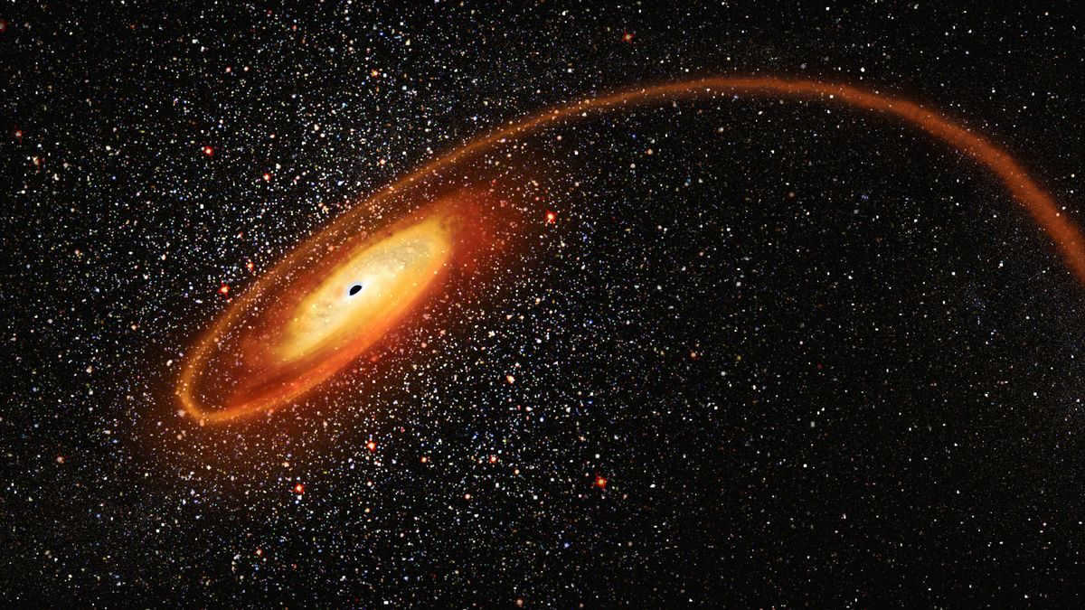 Visualization of a black hole