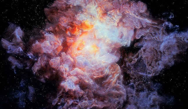 Gas-dust nebula
