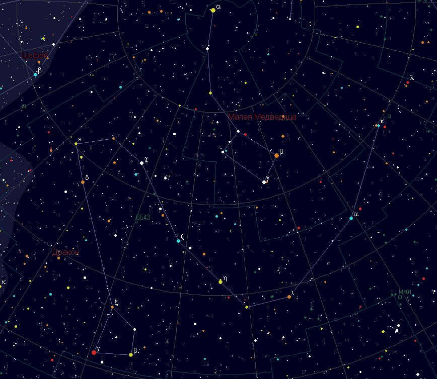 The Little Bear is the constellation with the most famous Polaris.