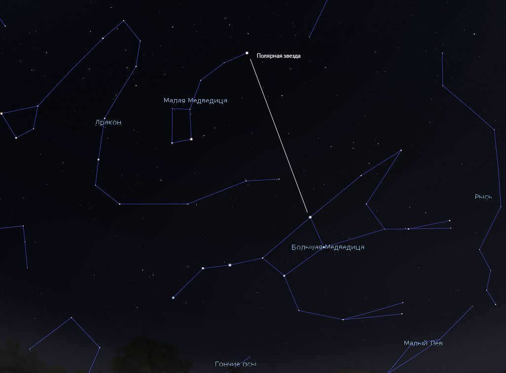 How to find Polaris in the sky