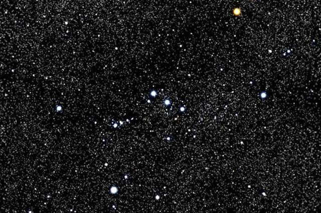 The equatorial constellation of Orion