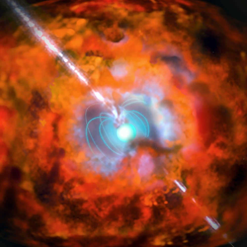 Hypernova in an artist's conception