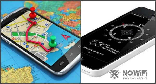 How to determine the sides of the world by smartphone