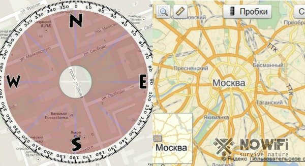 How to find the sides of the world on a map