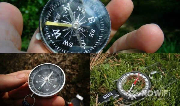 How to tell the sides of the world with a compass