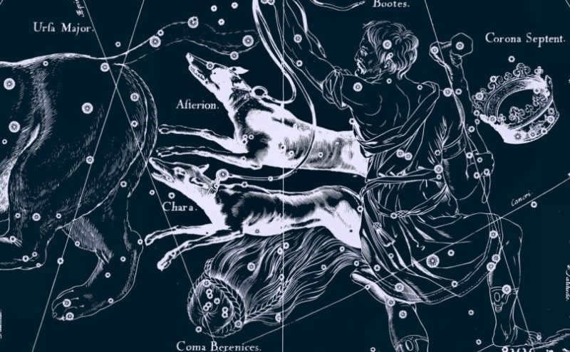 The constellation Hound Dogs