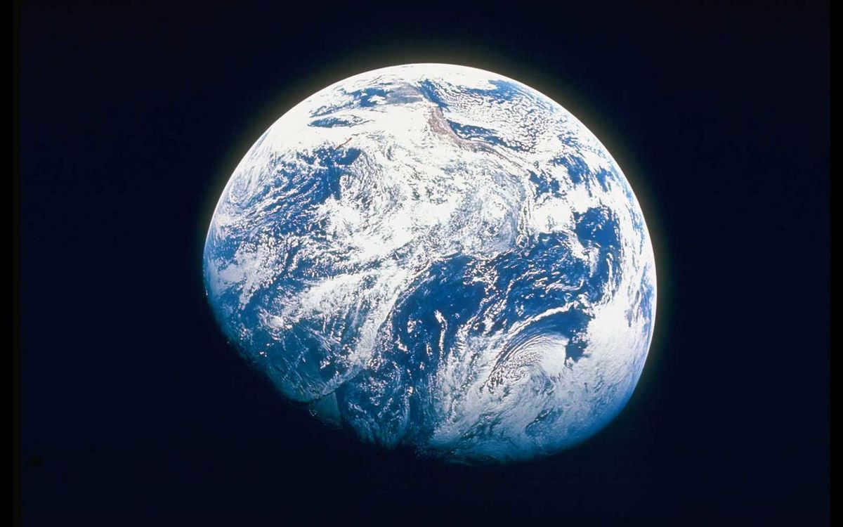 Earth, seen from space during the Apollo 8 mission