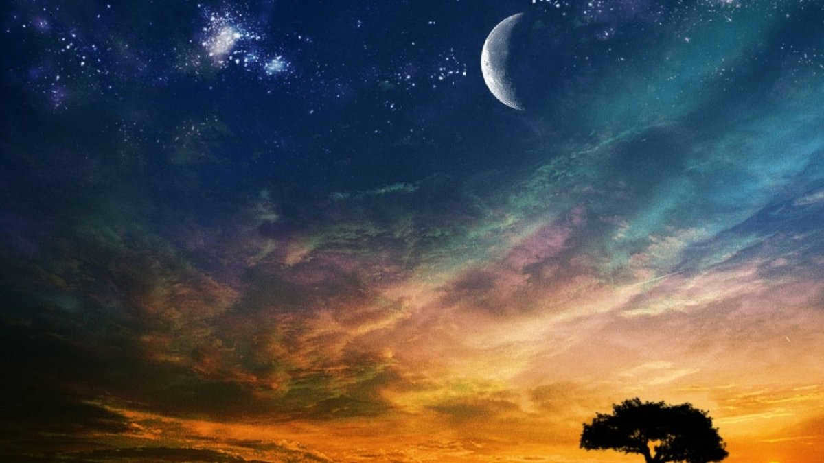 Sun and Moon together in the sky
