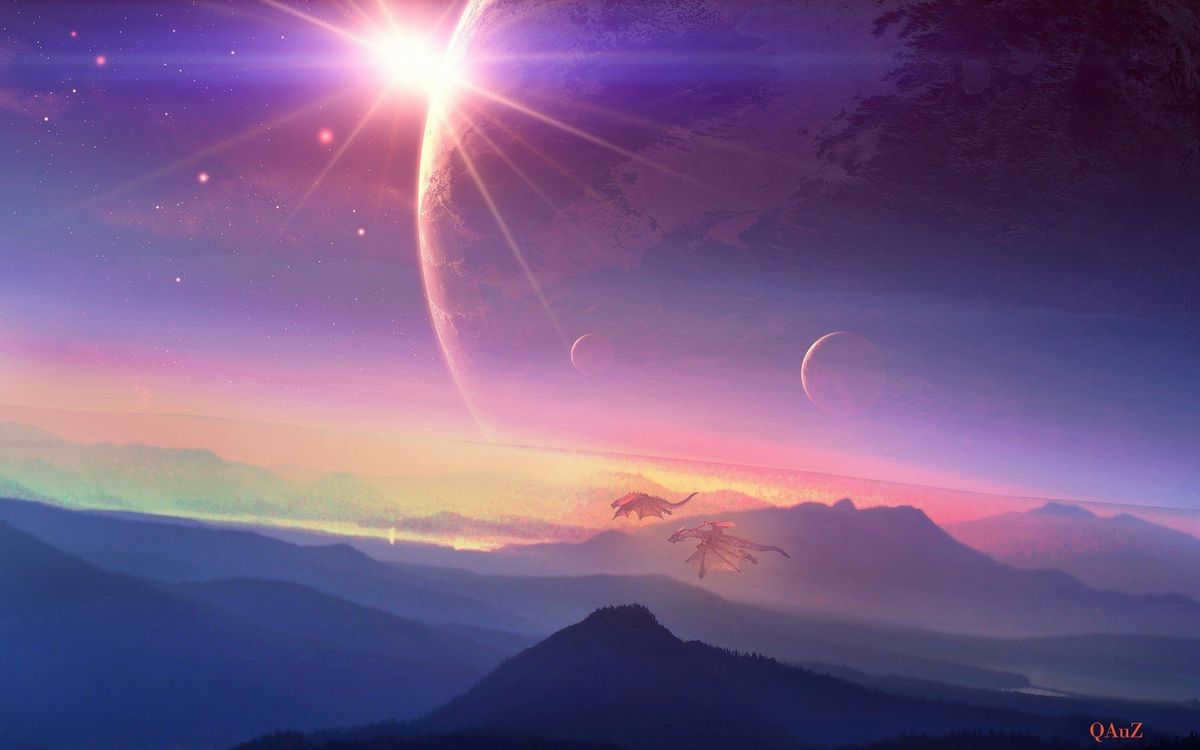 Space landscape