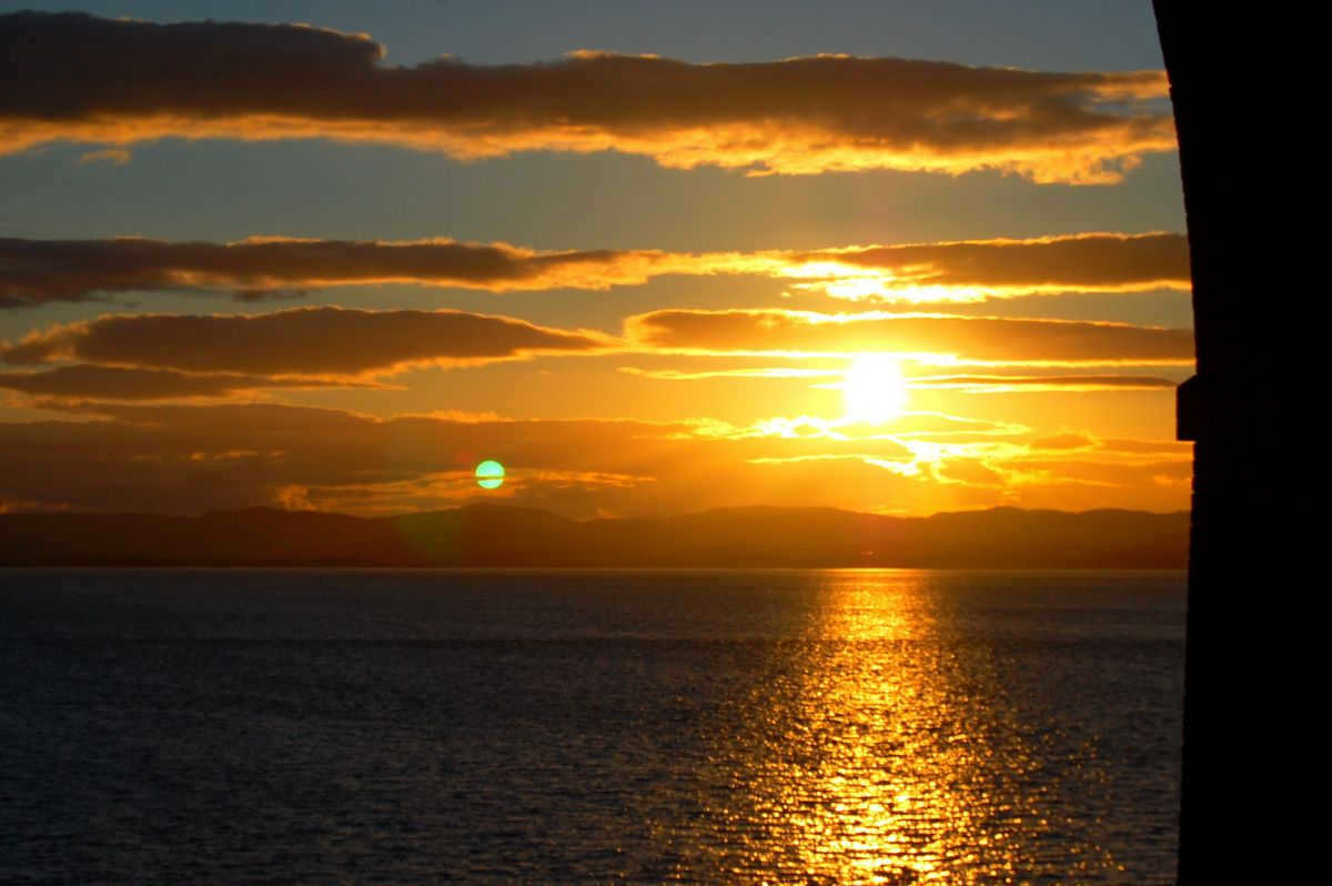 Sun and Moon together in the sky