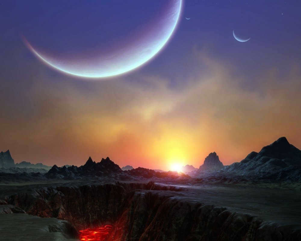 Sun and Moon together in the sky