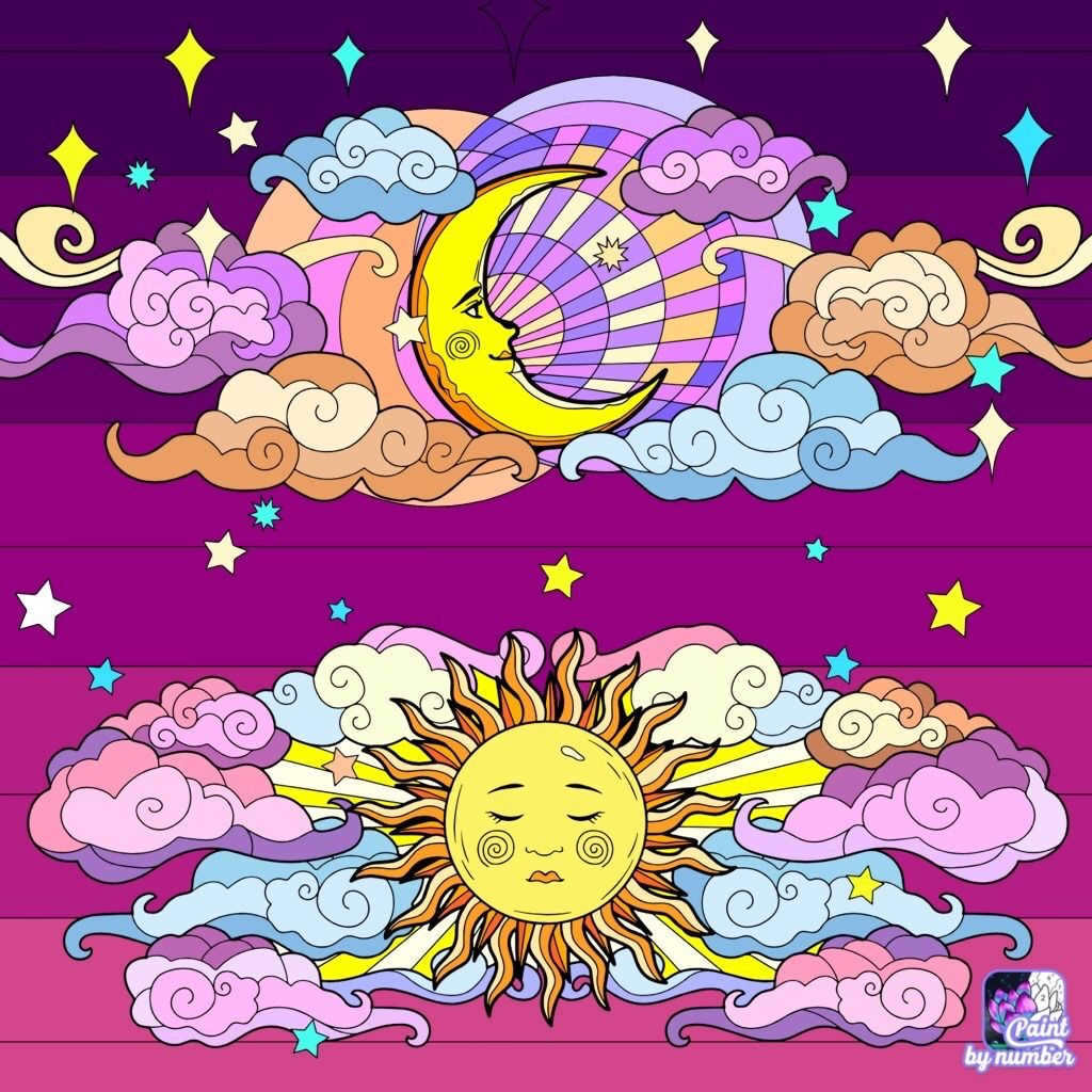 Sun and Moon together in the sky