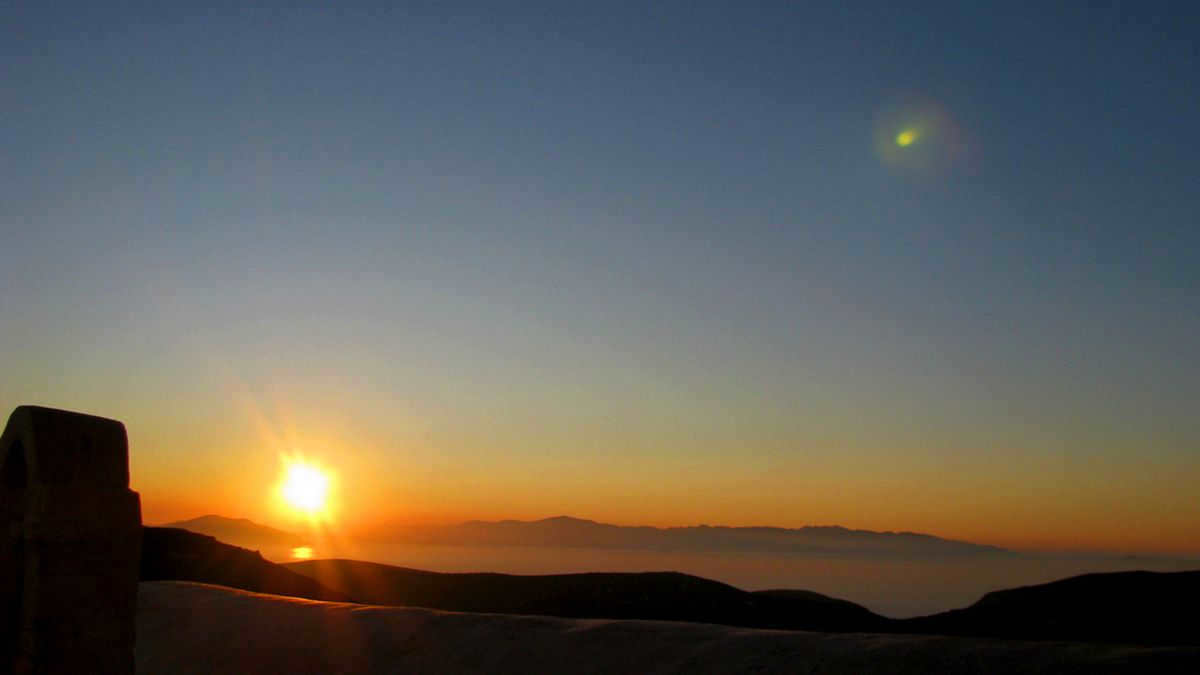 Sun and Moon in the sky