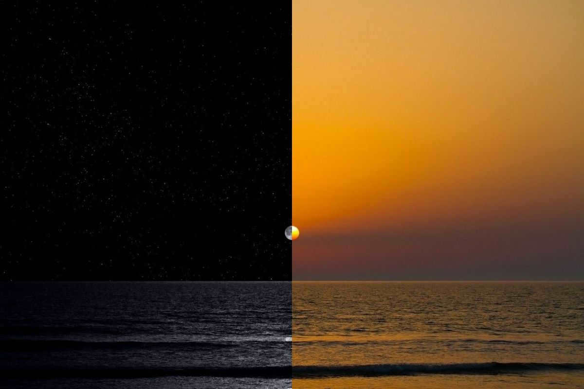 Day and Night Sun and Moon