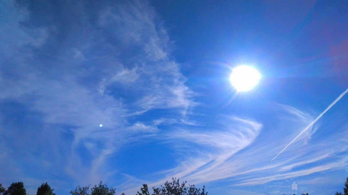 Day and night sky