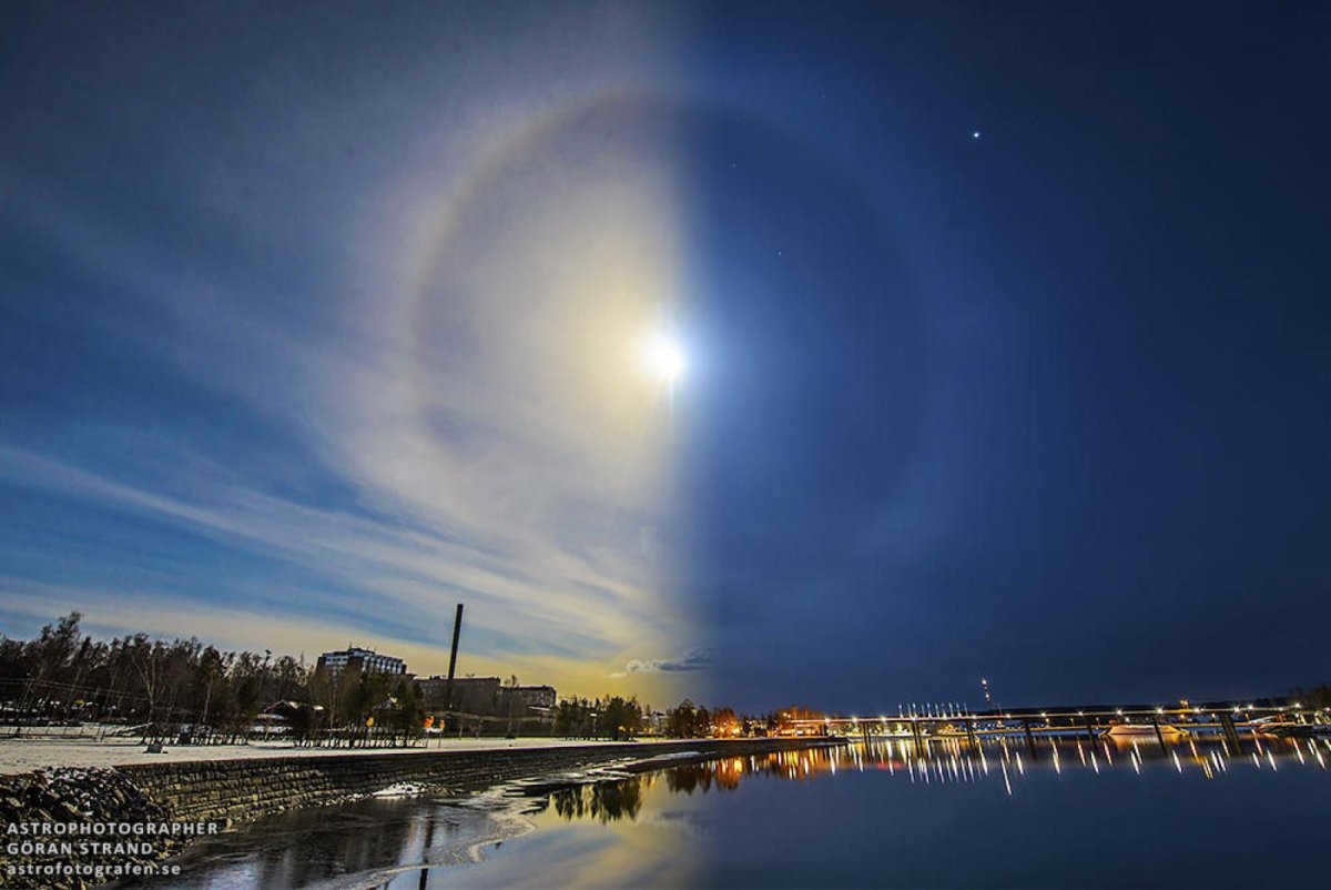 Vertical solar halo