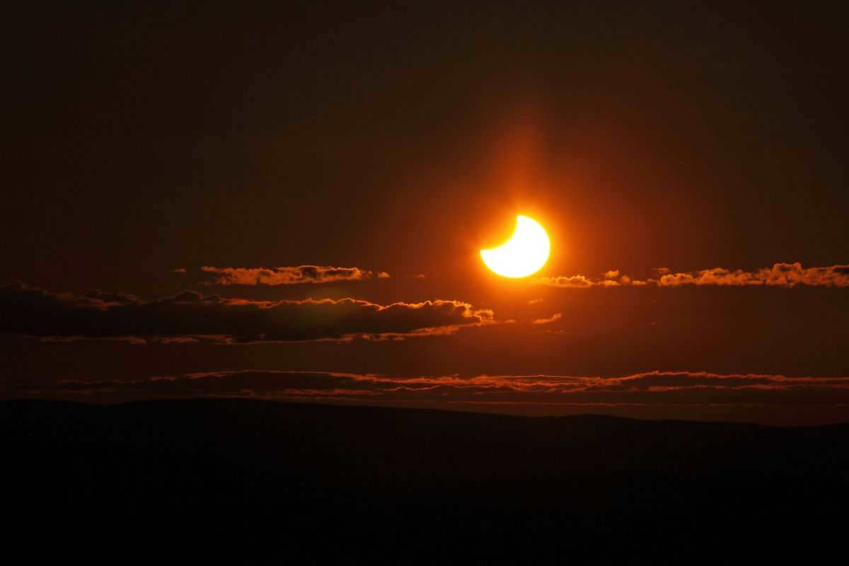 Private solar eclipse
