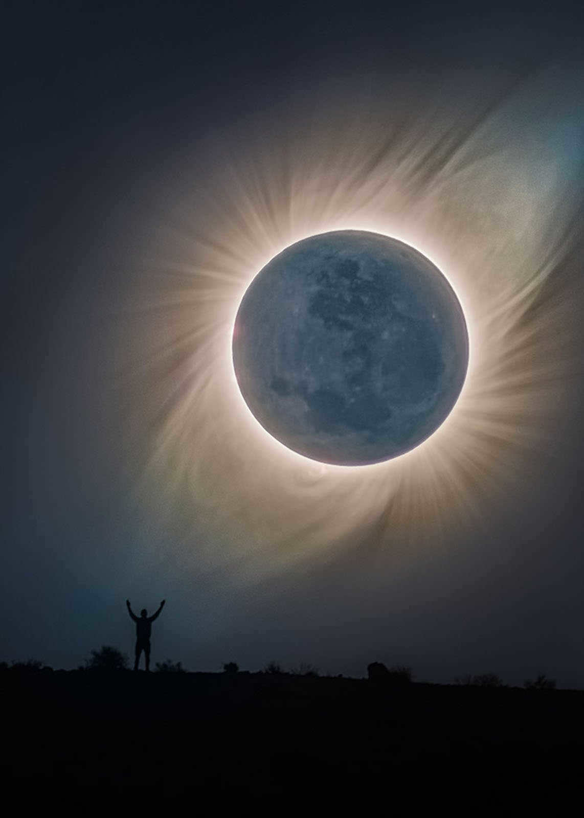 Sun and Moon together in the sky