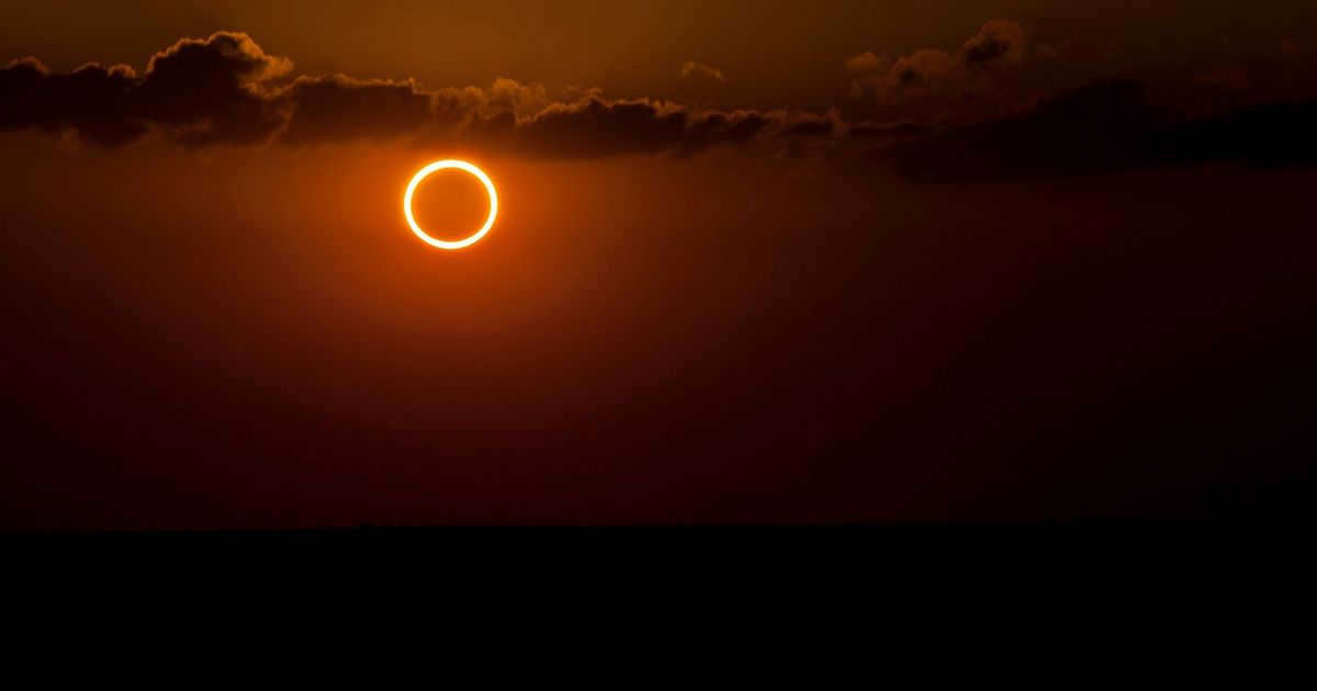 Solar eclipse photo
