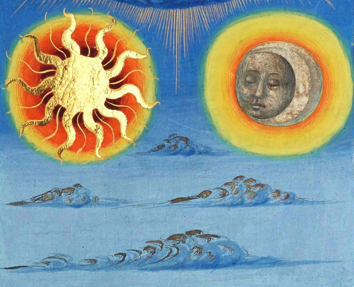 Sun and Moon in the eyes