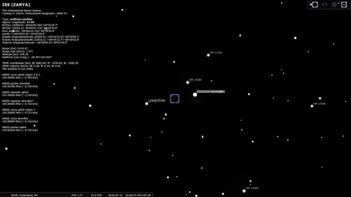 How to follow the ISS while on Earth? How to see the ISS from Earth. Photo.