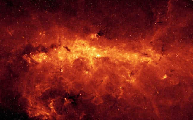 NASA: the center of the Milky Way - a mystery. Photo.