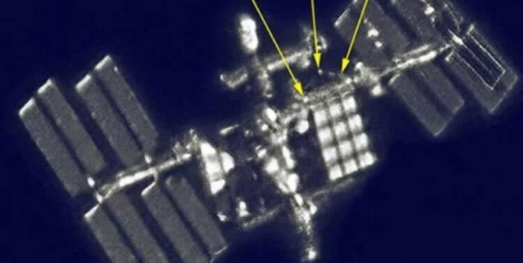 Can astronauts be seen through a telescope. Astronauts through a telescope can only be seen this way. Photo.