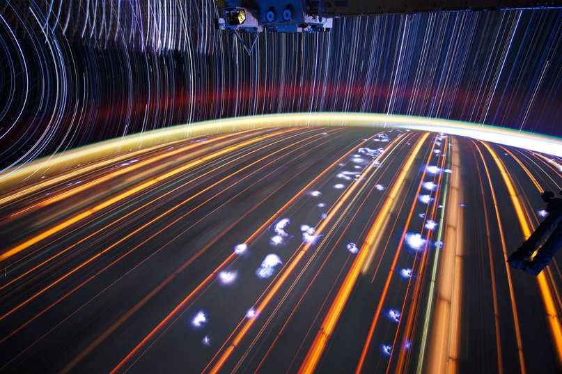 Earth, bright spots - lightning
