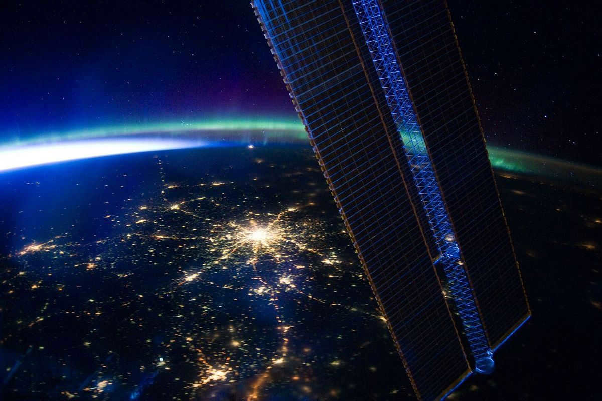 Moscow from orbit