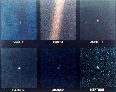 Voyager's family portrait of the solar system