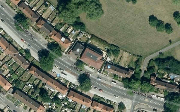 Google Maps satellite mapping