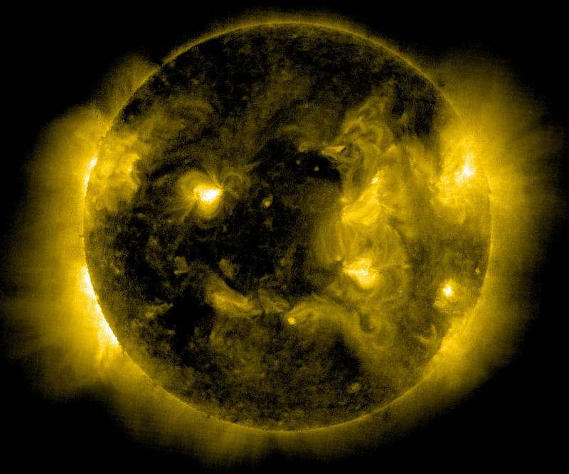 The Sun from the SOHO satellite