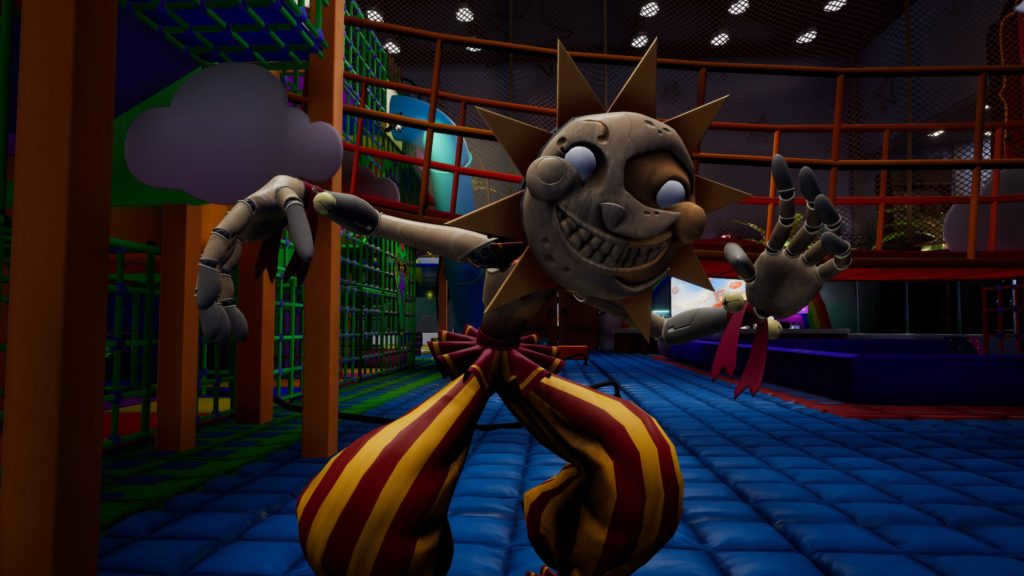 Educator Sun and Moon from FNaF 9 Security Breach in game